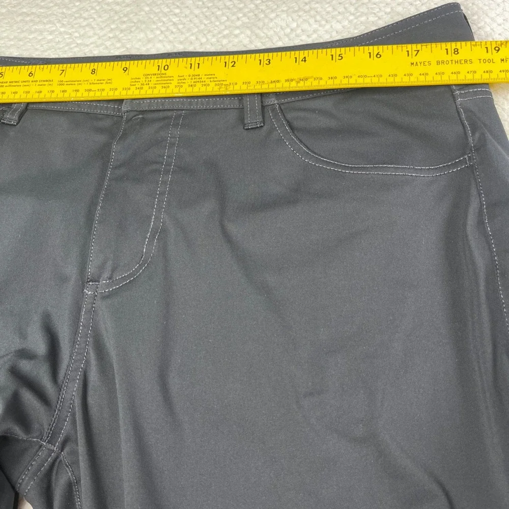 RHONE Commuter Pants Men's Charcoal Gray Stretch Performance Slim Fit Size‎ 35